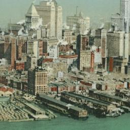 Lower New York from Airplane
