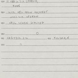 Eastern questionnaire, answ...