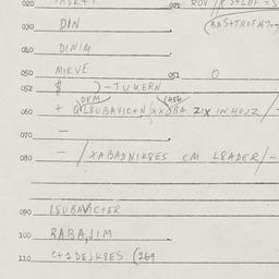 Eastern questionnaire, answ...