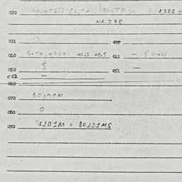 Eastern questionnaire, answ...