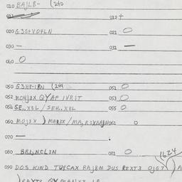 Eastern questionnaire, answ...