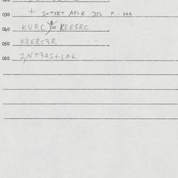 Eastern questionnaire, answ...