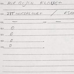 Eastern questionnaire, answ...