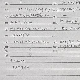 Eastern questionnaire, answ...