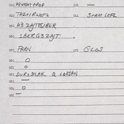 Eastern questionnaire, answ...