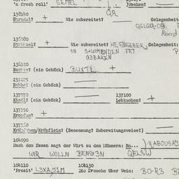 Western questionnaire, answ...