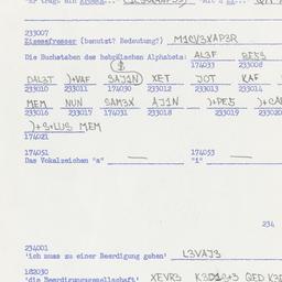 Western questionnaire, answ...