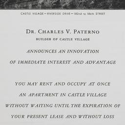 Castle Village, Cabrini Bou...