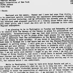 Letter from Samuel A. Stouf...