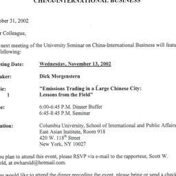 Announcements, 2002-10-31. ...