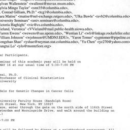 Announcements, 2002-05-16. ...