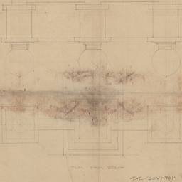 Light fixture elevation, plan