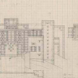Working drawing #4: South, ...