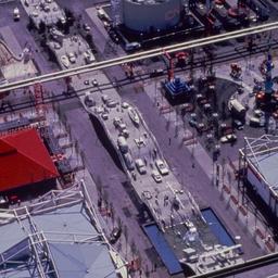 Aerial view of undulating h...