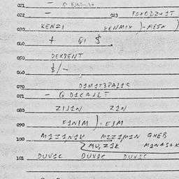Eastern questionnaire, answ...