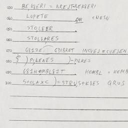 Eastern questionnaire, answ...