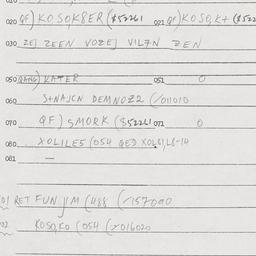 Eastern questionnaire, answ...