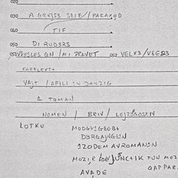 Eastern questionnaire, answ...