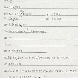 Eastern questionnaire, answ...