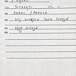 Eastern questionnaire, answ...