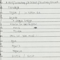 Western questionnaire, answ...