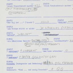Western questionnaire, answ...