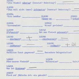 Western questionnaire, answ...