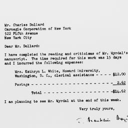 Letter from E. Franklin Fra...