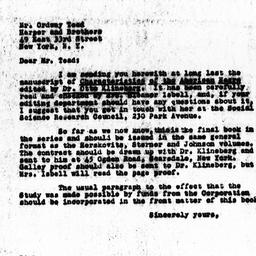 Letter from Florence Anders...