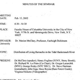 Minutes, 2002-02-13. Pollut...
