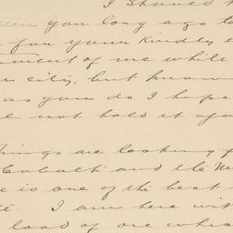 Astor House. Letter