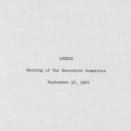 Executive Committee Meeting