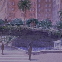 Perspective drawing, pedest...
