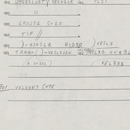 Eastern questionnaire, answ...