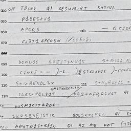 Eastern questionnaire, answ...