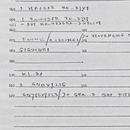 Eastern questionnaire, answ...