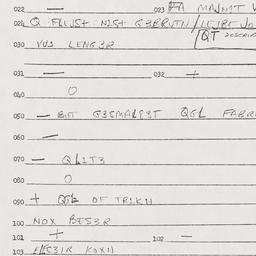 Eastern questionnaire, answ...