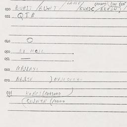 Eastern questionnaire, answ...