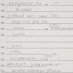 Eastern questionnaire, answ...