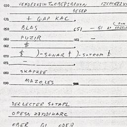 Eastern questionnaire, answ...