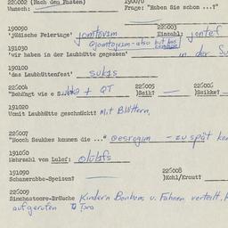 Western questionnaire, answ...