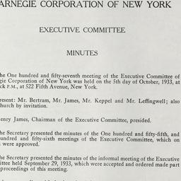 Executive Committee Meeting