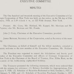 Executive Committee Meeting...