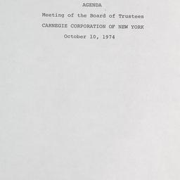 Meeting of the Board of Tru...