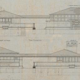 Working drawing #4: East, w...