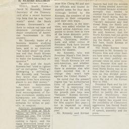 Ex-treasury chief cites Kor...