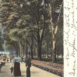 The Mall, Central Park, New...