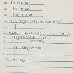 Eastern questionnaire, answ...