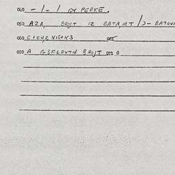 Eastern questionnaire, answ...