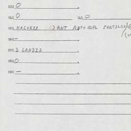 Eastern questionnaire, answ...